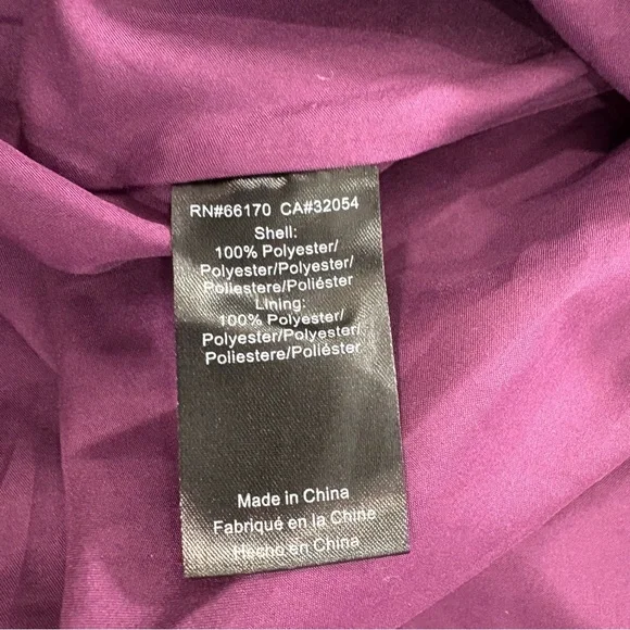 |anthro| Hutch twist front puff sleeve ruffle hem dress in purple sorbet - 1X - Picture 5 of 7